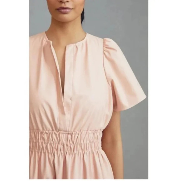 Anthropologie The Somerset Mini Dress: Faux Leather Edition Pink 33737 - Picture 3 of 13